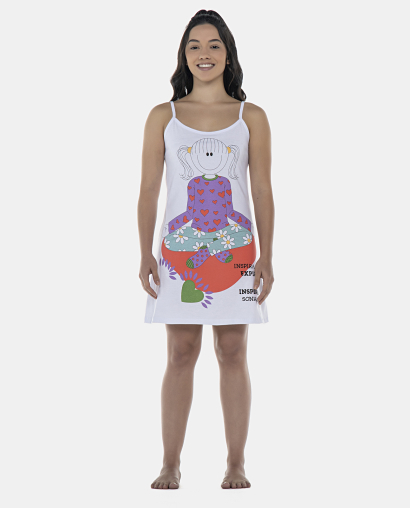 Camisola Feminina Adulto Alça