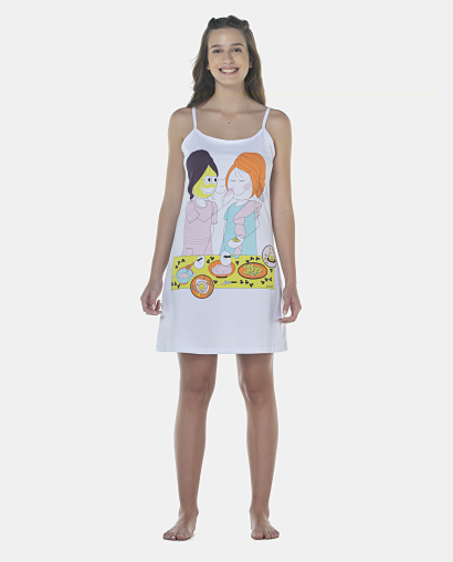 Camisola Feminina Adulto Alça