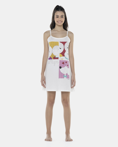 Camisola Feminina Adulto Alça
