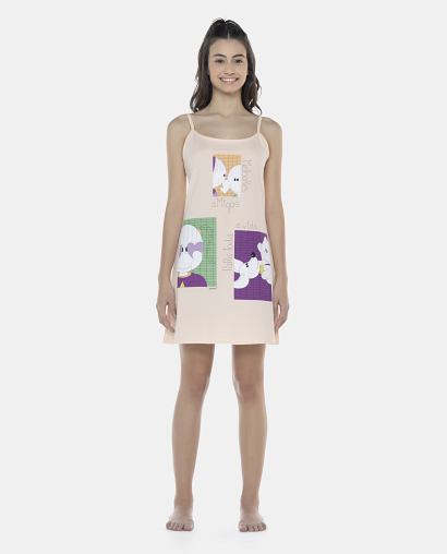 Camisola Feminina Adulto Alça