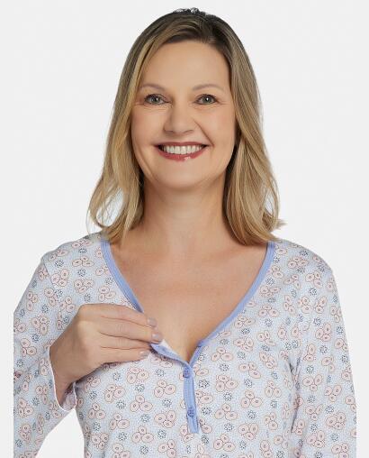 Camisola Feminina Adulto Clássica Manga Longa 