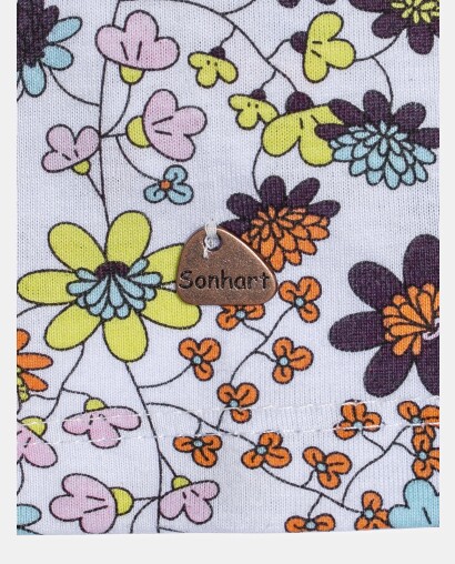 Robe Feminino Adulto  Manga Curta