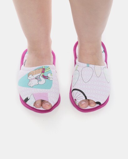 Pantufa Feminino Adulto Com Abertura