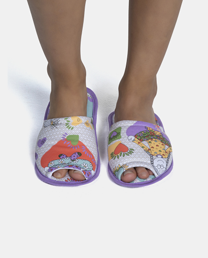 Pantufa Feminina Adulto Com Abertura