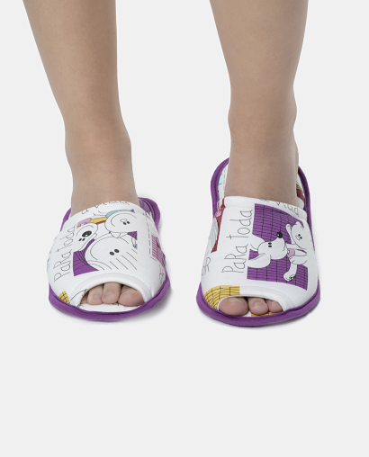 Pantufa Feminina Adulto Com Abertura