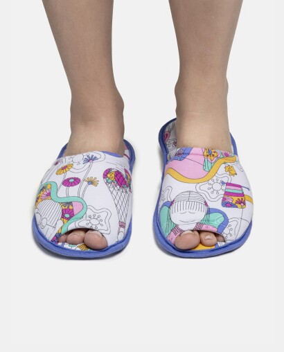 Pantufa Feminina Adulto Com Abertura