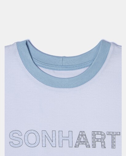 Pijama Masculino Kids Manga Curta e Bermuda