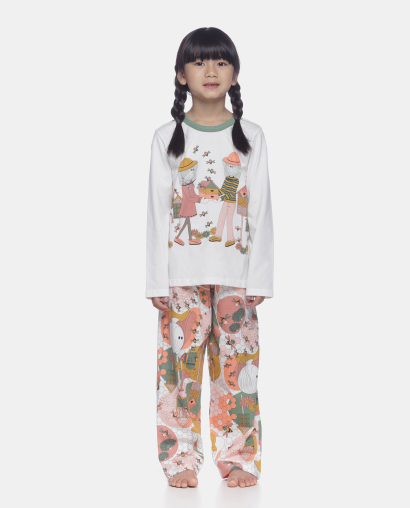 Pijama manga longa e calça