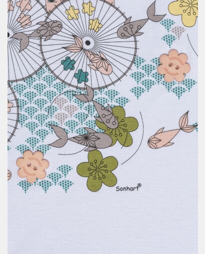 Pijama Feminino Kids Manga Curta e Short