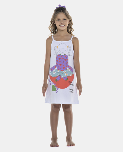 Camisola Feminina Kids Alça