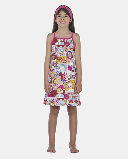 Camisola Feminina Kids Alça