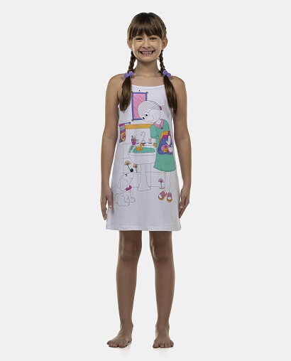 Camisola Feminina Kids Alça