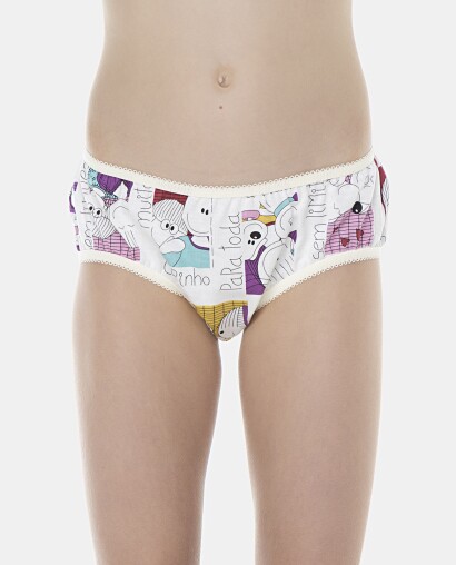 Kit Calcinha Feminino Kids