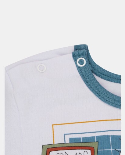 Pijama Menino Manga Longa e Calça