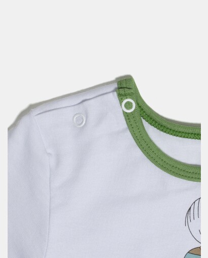 Pijama Masculino Baby Manga Curta e Bermuda