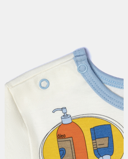 Pijama Masculino Baby Manga Curta e Bermuda