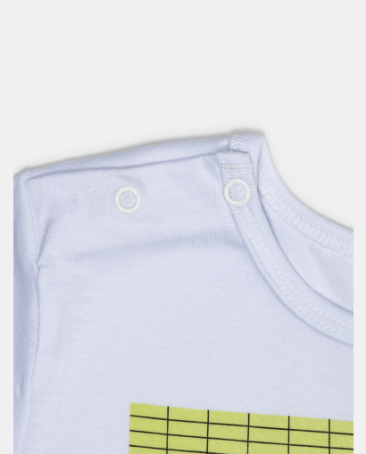 Pijama Masculino Baby Manga Curta e Bermuda