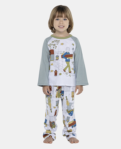 Pijama Masculino Baby Manga Longa e Calça