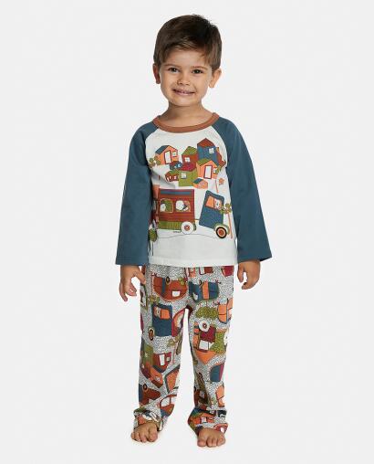 Pijama Masculino Baby Manga Longa e Calça