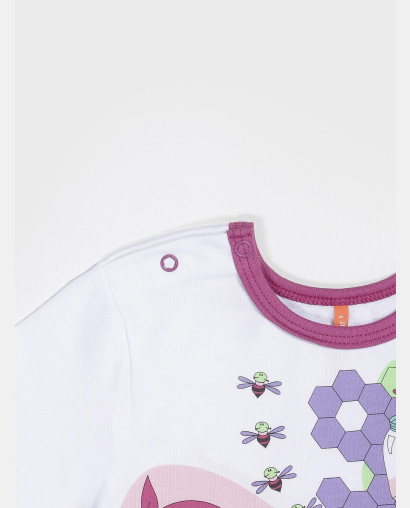Conjunto Feminino Baby Manga Curta e Calça