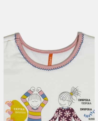 Pijama Feminino Baby Manga Longa e Calça