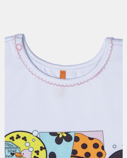 Pijama Feminino Baby Manga Curta e Short