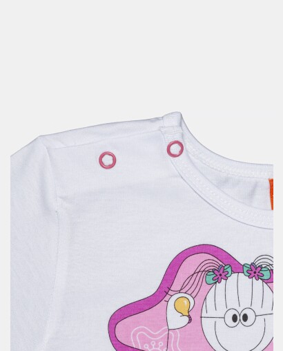 Pijama Feminino Baby Manga Curta e Short