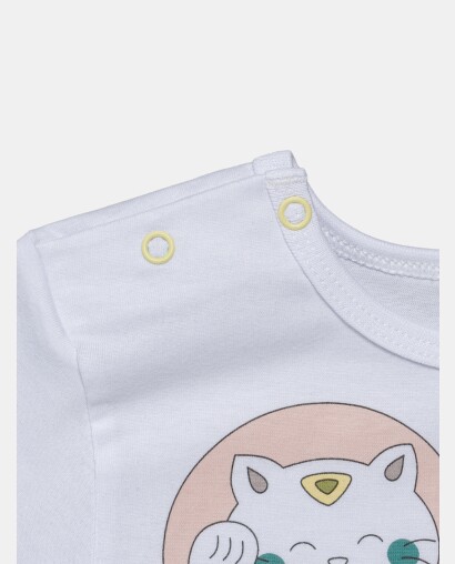 Pijama Feminino Baby Manga Curta e Short