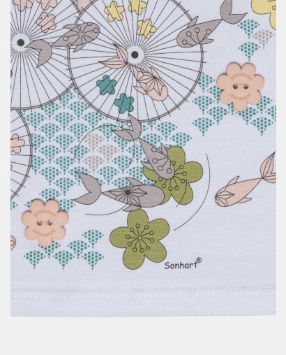 Pijama Feminino Baby Manga Curta e Short