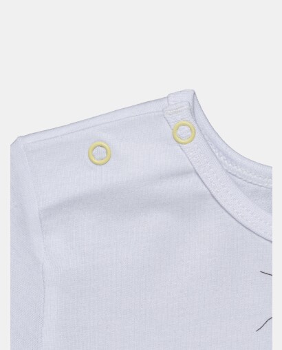 Pijama Feminino Baby Manga Curta e Calça