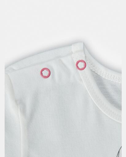 Pijama Feminino Baby Manga Longa e Calça Com Punhos