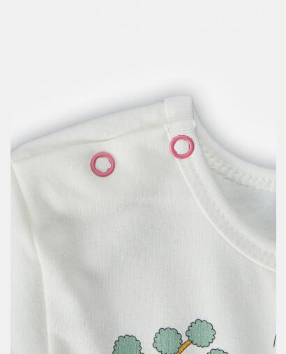 Pijama Feminino Baby Manga Longa e Calça Moletinho