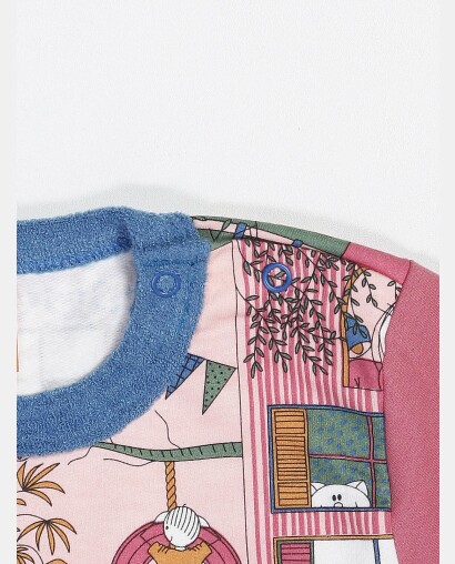 Camisão Feminino Baby Manga Longa