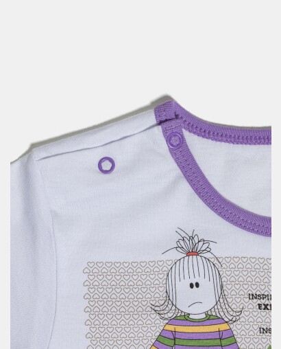 Camisão Feminino Baby Manga Curta