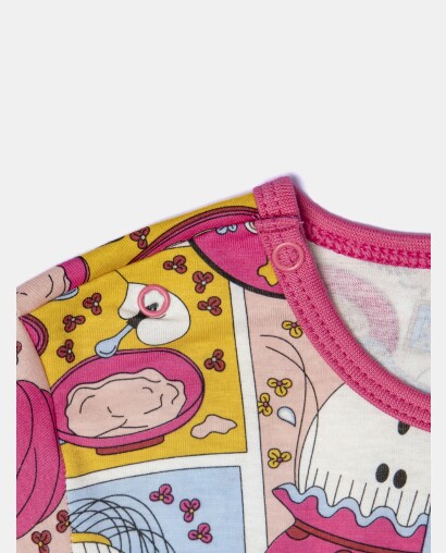 Camisão Feminino Baby Manga Curta