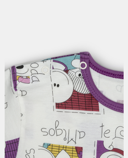 Camisão Feminino Baby Manga Curta