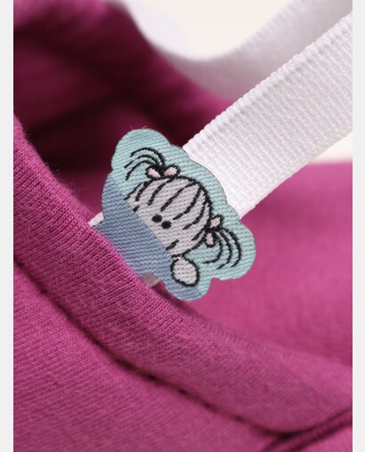 Pantufa Infantil Feminina Fechada 1 a 4 anos Fucsia