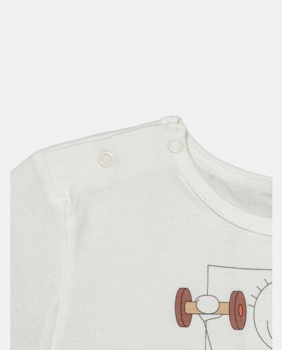 Pijama Baby Manga Curta e Short Unissex