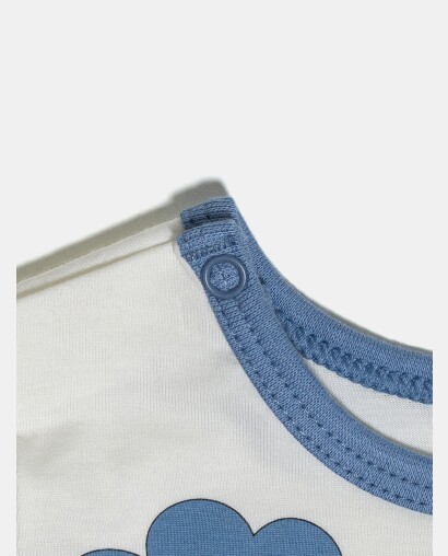 Pijama Masculino Bebe Manga Curta e Short