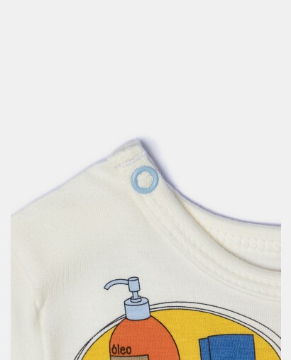 Pijama Masculino Bebe Manga Curta e Short