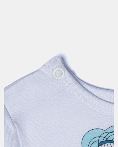 Pijama Masculino Bebe Manga Curta e Calça