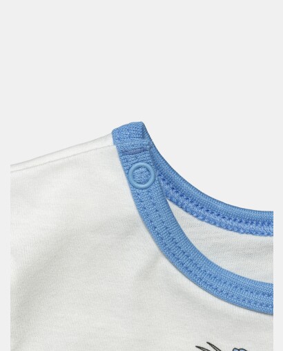 Pijama Masculino Bebê Manga Curta e Calça