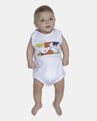 Kit Body Masculino Bebe Sem Mangas