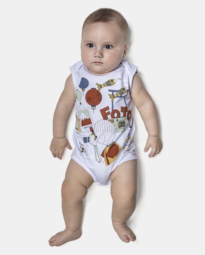 Kit Body Masculino Bebê Sem Mangas