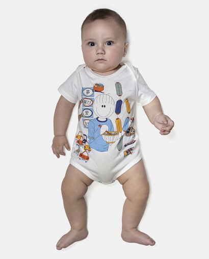 Kit Body Masculino Bebê Manga Curta