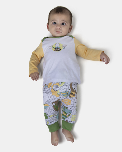 Kit Pagão Masculino Bebe Manga Longa