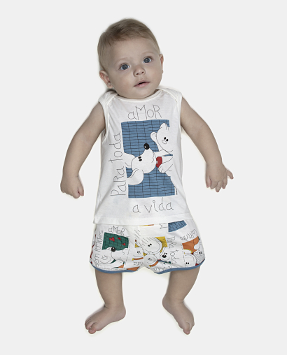 Kit Pagão Masculino Bebe Regata