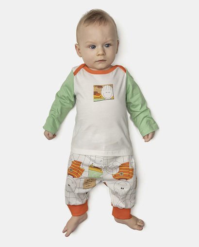 Kit Pagão Masculino Bebe Manga Longa