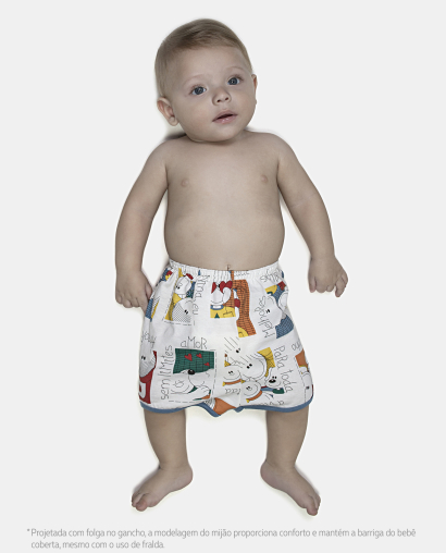 Kit Mijão Masculino Bebe Curto