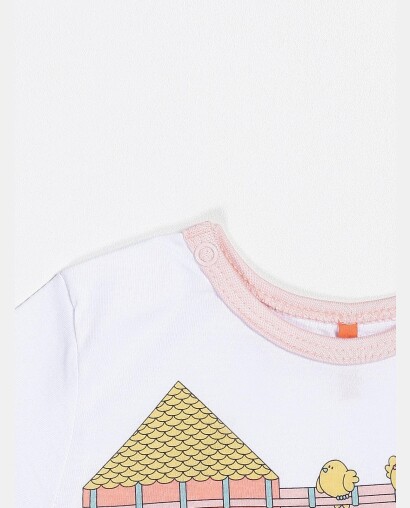 Pijama manga longa e calça 